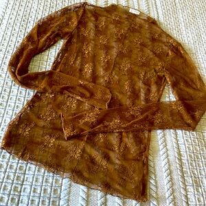 EUC Free People Intimately Sheer Top